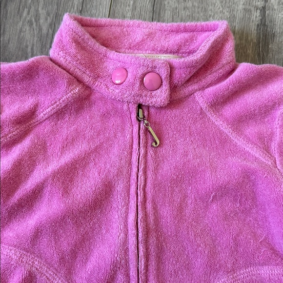 Vintage Y2K Juicy Couture Full Zip Sweatshirt Baby Girl 4T Veluor Sweatsuit - Picture 2 of 5